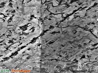 Zip code 24486 satellite photo by USGS