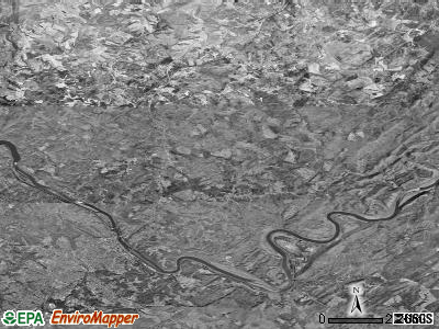 Zip code 24572 satellite photo by USGS