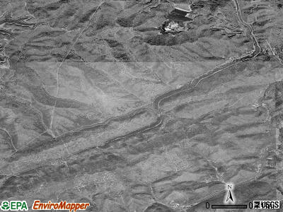 Zip code 24601 satellite photo by USGS