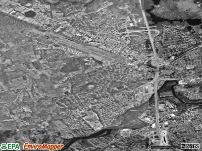 Zip code 03063 satellite photo by USGS