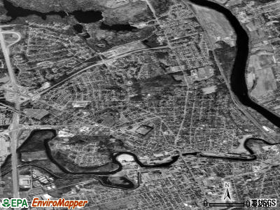 Zip code 03064 satellite photo by USGS