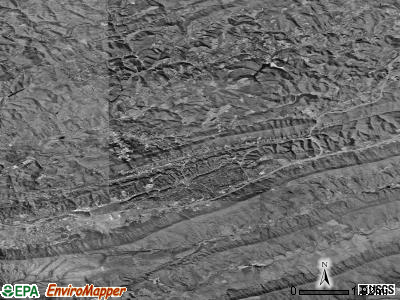 Zip code 24701 satellite photo by USGS