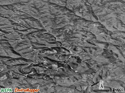 Zip code 24715 satellite photo by USGS