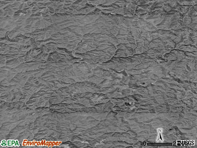 Zip code 24801 satellite photo by USGS