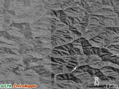 Zip code 24808 satellite photo by USGS
