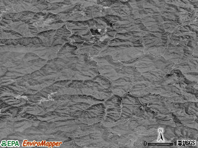 Zip code 24836 satellite photo by USGS