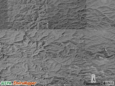 Zip code 24844 satellite photo by USGS