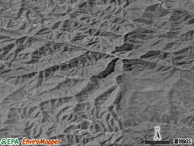 Zip code 24849 satellite photo by USGS