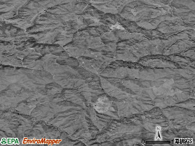 Zip code 24884 satellite photo by USGS