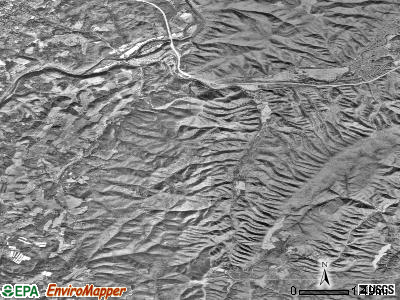 Zip code 24925 satellite photo by USGS
