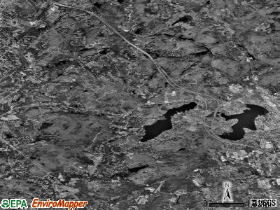 Zip code 03087 satellite photo by USGS