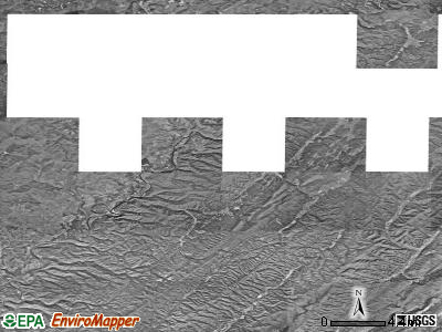 Zip code 24954 satellite photo by USGS