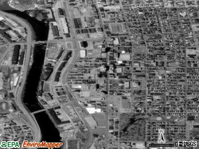 Zip code 03101 satellite photo by USGS