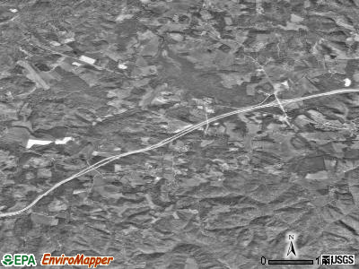 Zip code 24977 satellite photo by USGS