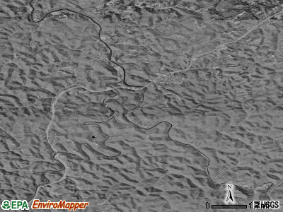 Zip code 25003 satellite photo by USGS
