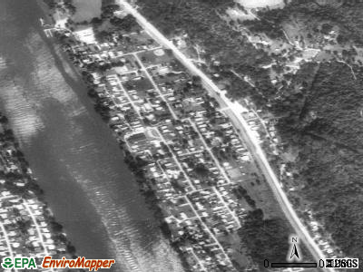 Zip code 25011 satellite photo by USGS