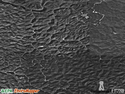 Zip code 25019 satellite photo by USGS