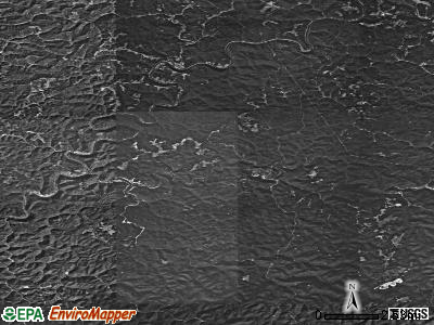 Zip code 25043 satellite photo by USGS