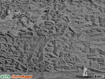 Zip code 25053 satellite photo by USGS