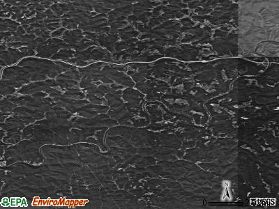 Zip code 25063 satellite photo by USGS