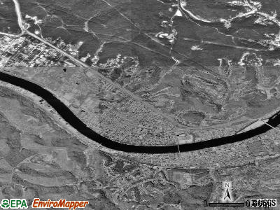Zip code 25064 satellite photo by USGS