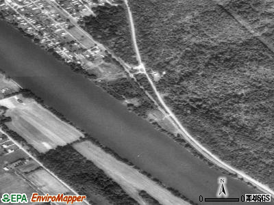 Zip code 25109 satellite photo by USGS