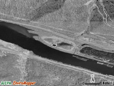 Zip code 25126 satellite photo by USGS