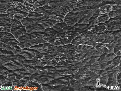 Zip code 25133 satellite photo by USGS