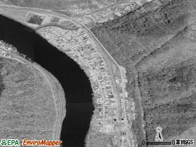 Zip code 25186 satellite photo by USGS