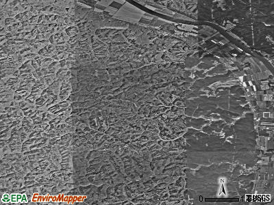 Zip code 25187 satellite photo by USGS