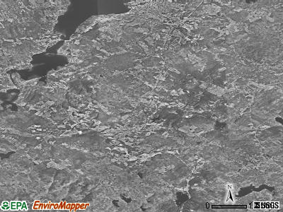 Zip code 03220 satellite photo by USGS