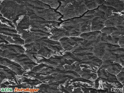 Zip code 25231 satellite photo by USGS