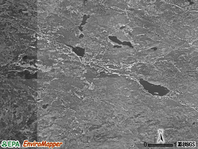 Zip code 03221 satellite photo by USGS