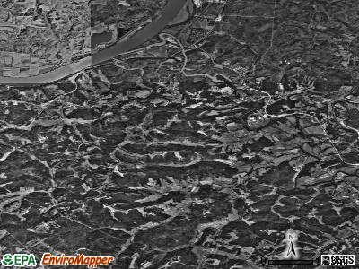 Zip code 25239 satellite photo by USGS