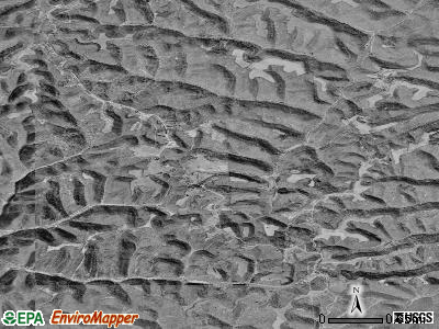 Zip code 25261 satellite photo by USGS