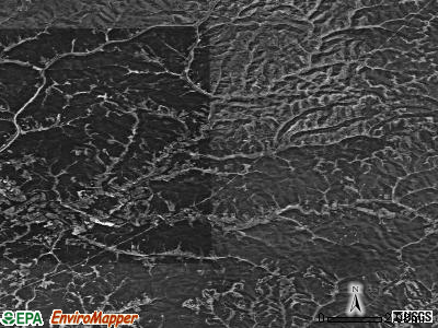 Zip code 25275 satellite photo by USGS