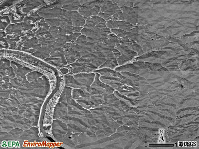 Zip code 25306 satellite photo by USGS