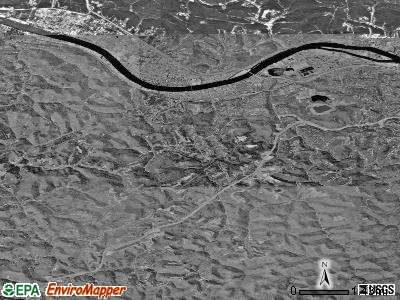 Zip code 25309 satellite photo by USGS