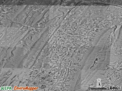 Zip code 25411 satellite photo by USGS