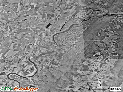 Zip code 25425 satellite photo by USGS