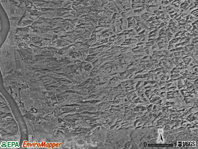 Zip code 25502 satellite photo by USGS