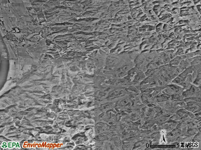 Zip code 25503 satellite photo by USGS