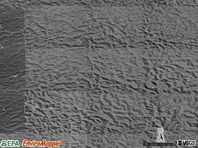 Zip code 25524 satellite photo by USGS