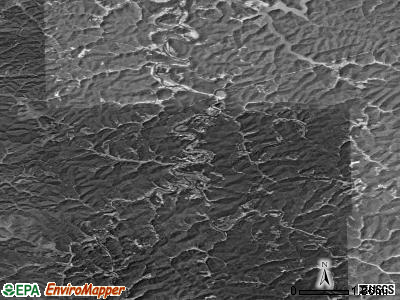Zip code 25570 satellite photo by USGS