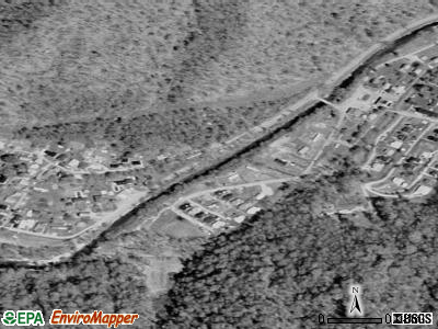 Zip code 25634 satellite photo by USGS