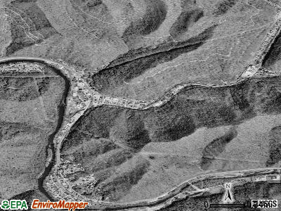 Zip code 25646 satellite photo by USGS