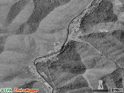 Zip code 25647 satellite photo by USGS