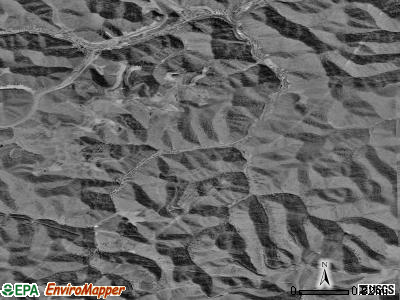 Zip code 25652 satellite photo by USGS