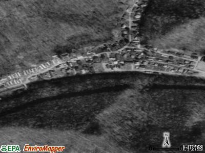 Zip code 25667 satellite photo by USGS