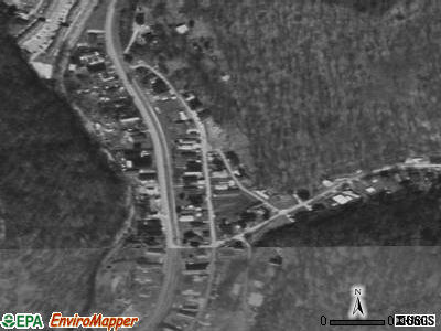 Zip code 25688 satellite photo by USGS
